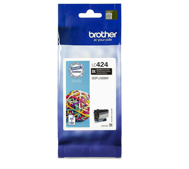 Inktcartridge Brother LC-424BK zwart