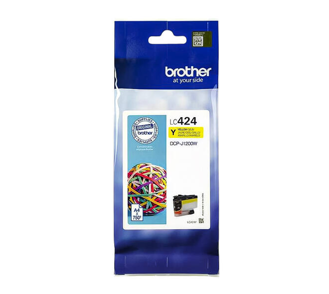 Inktcartridge Brother LC-424Y geel