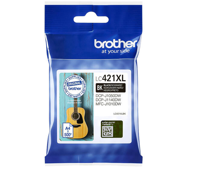 Inktcartridge Brother LC-421XLBK zwart
