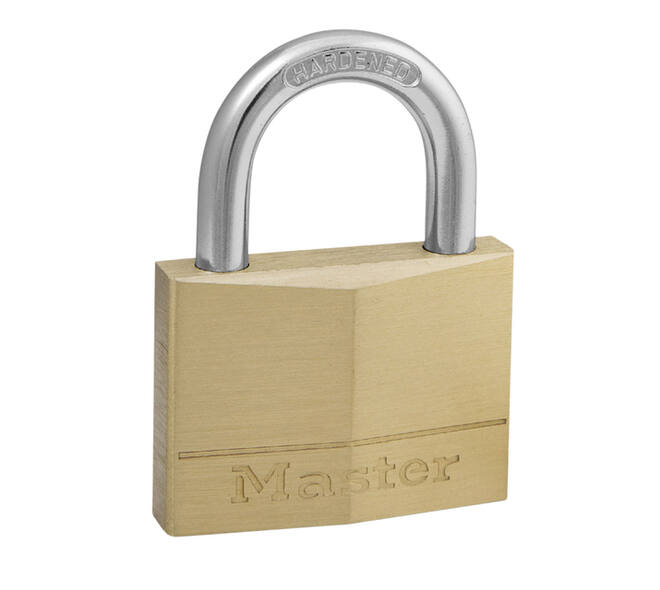 Hangslot MasterLock messing 50mm
