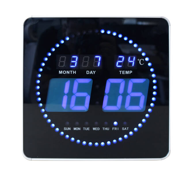 Wandklok Unilux Flo led 28cmx28cm