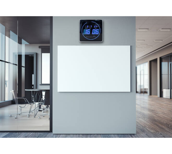 Wandklok Unilux Flo led 28cmx28cm