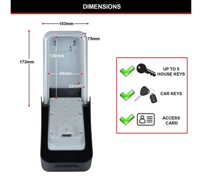 Sleutelkluis MasterLock Select Access XL cijfercombinatieslot