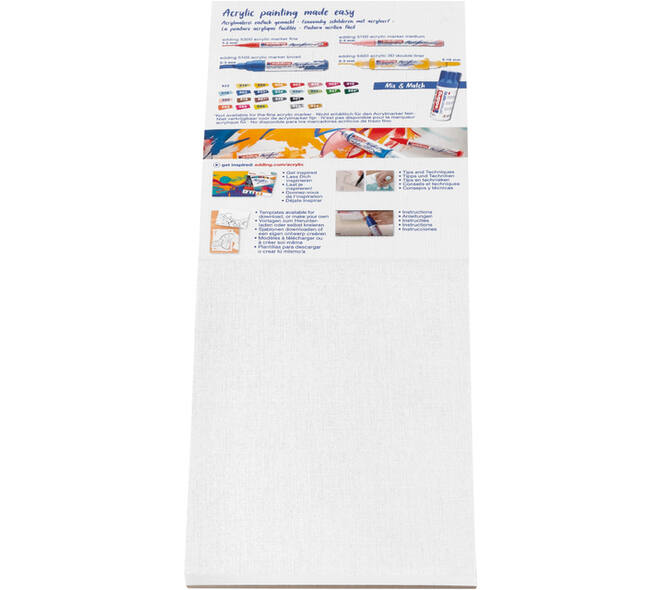 Olie-  en Acrylblok edding 30010 A6 20 vel 300 gram wit