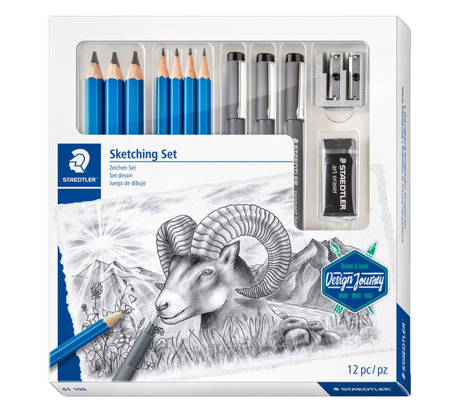 Potlood Staedtler Design Journey schetsset 12-delig