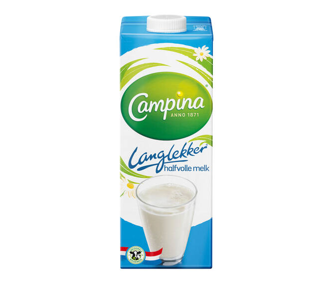 Melk Campina LangLekker halfvol 1 liter