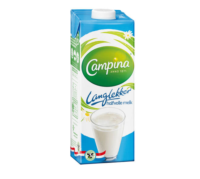 Melk Campina LangLekker halfvol 1 liter