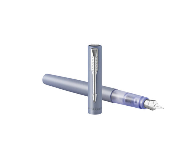 Vulpen Parker Vector XL silver blue medium
