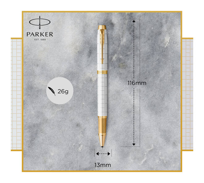 Rollerpen Parker IM Premium pearl GT fijn