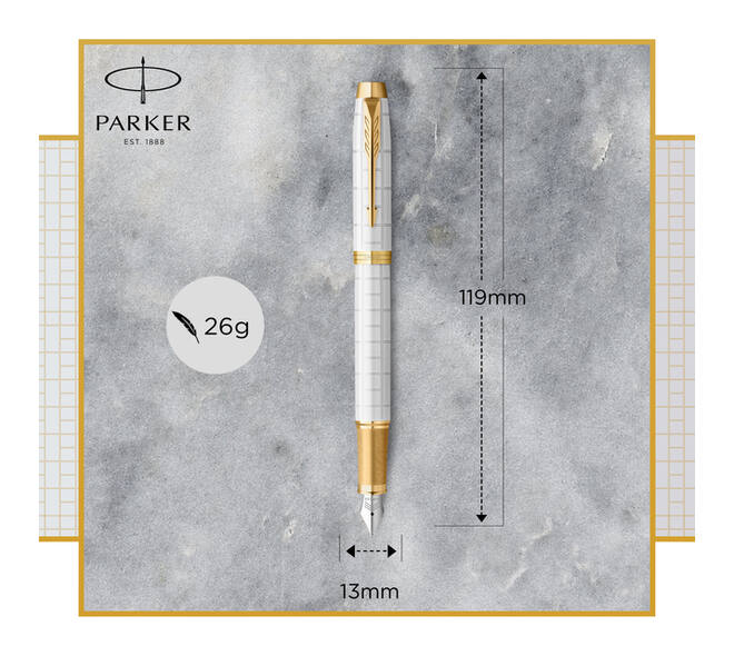 Vulpen Parker IM Premium pearl GT fijn