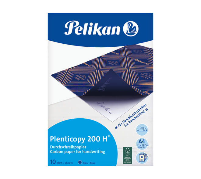 Carbon Handschrift Pelikan A4 200H 10v blauw