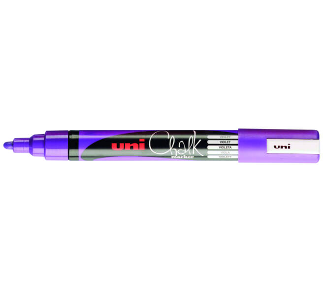 Krijtstift Uni-ball chalk rond 1.8-2.5mm paars