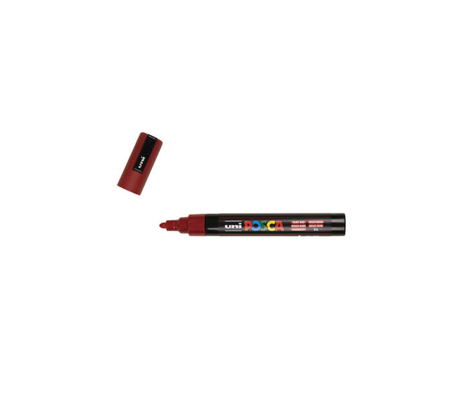 Paintmarker Uni POSCA PC5M medium robijnrood