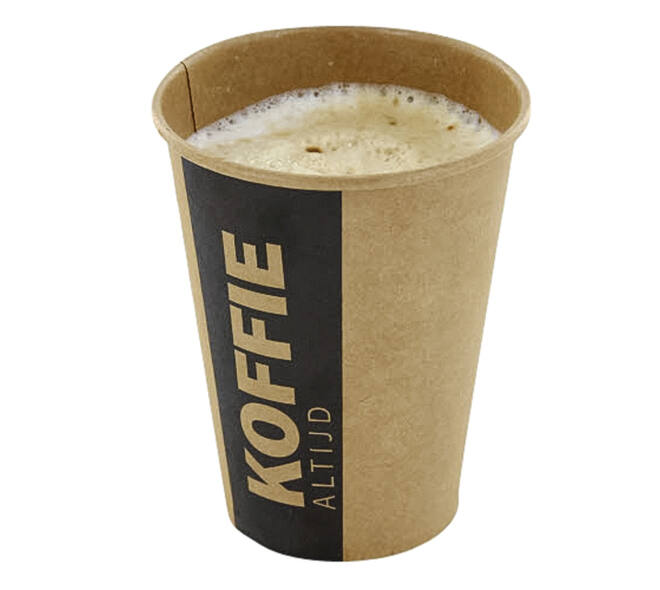 Beker IEZZY Altijd Koffie 355ml Ø90mm 50 stuks