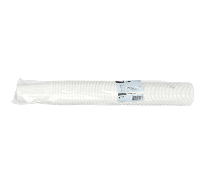 Beker IEZZY 200ml Ø70mm PP 100 stuks wit