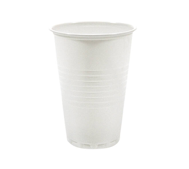Beker IEZZY 180ml Ø70mm plastic 100 stuks wit