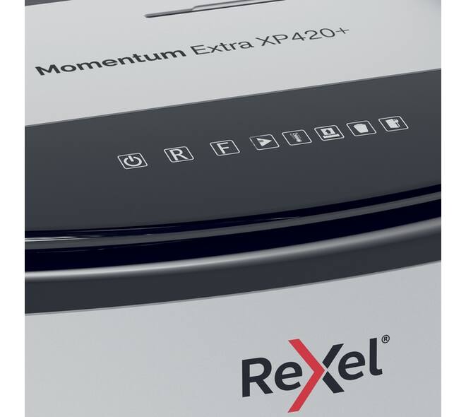 Papiervernietiger Rexel Momentum Extra XP420+ snippers 4x35mm