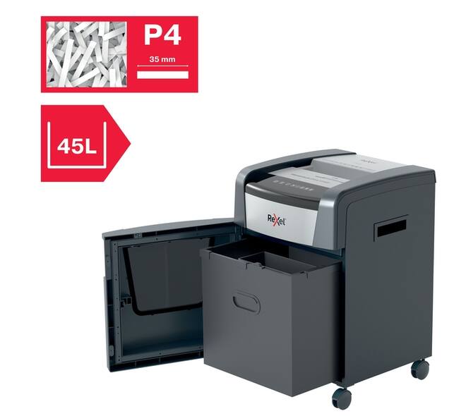 Papiervernietiger Rexel Momentum Extra XP418+ snippers 4x35mm