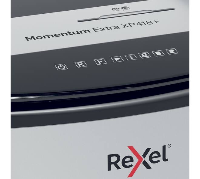 Papiervernietiger Rexel Momentum Extra XP418+ snippers 4x35mm