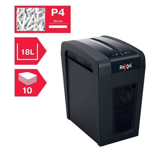 Papiervernietiger Rexel Secure X10-SL snippers 4x40mm