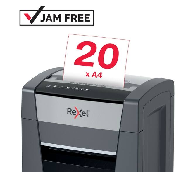 Papiervernietiger Rexel Momentum P420+ snippers 4x35mm