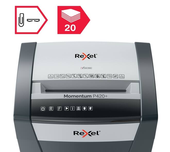 Papiervernietiger Rexel Momentum P420+ snippers 4x35mm
