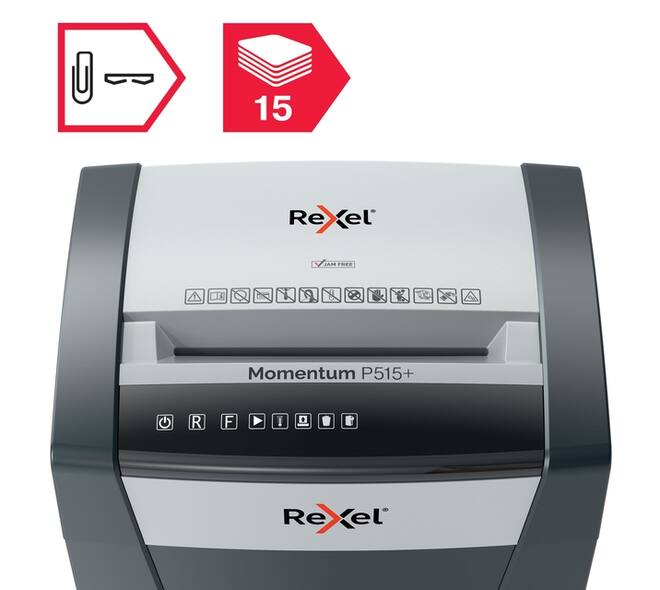 Papiervernietiger Rexel Momentum P515+ snippers 2x15mm