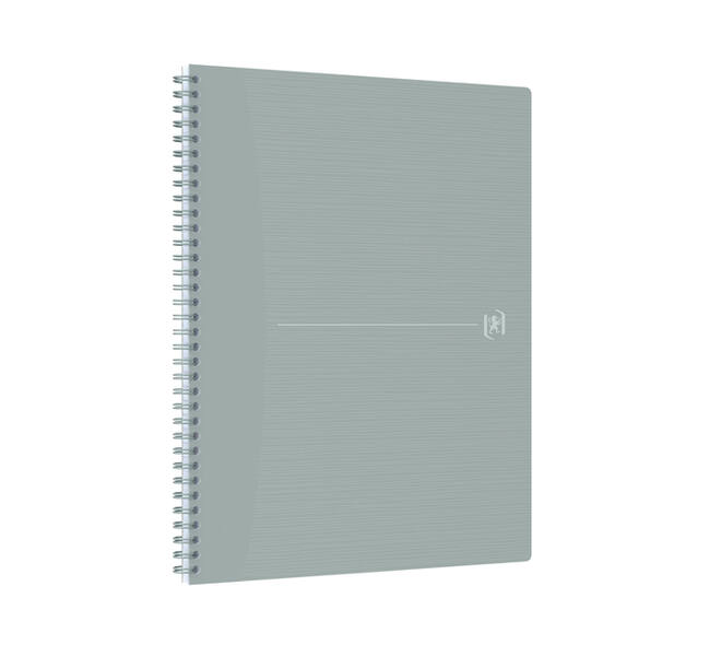 Spiraalblok Oxford Origin A4+ lijn 140 pagina's 80gr grijs