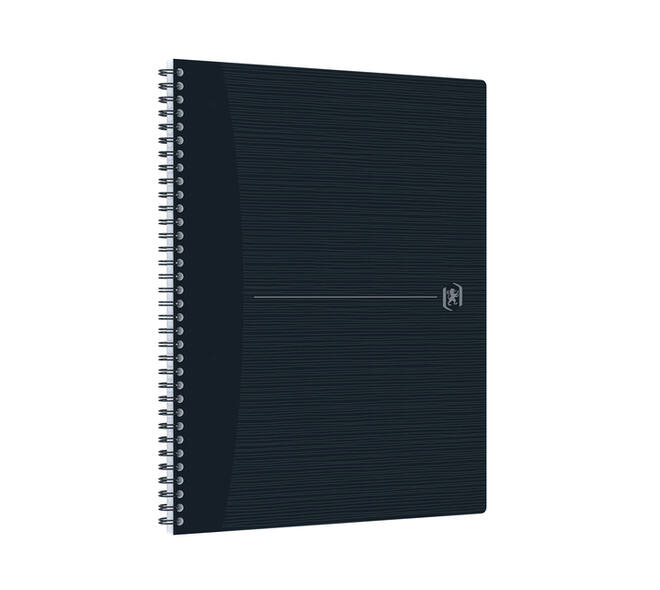 Spiraalblok Oxford Origin A4+ lijn 140 pagina's 80gr blauw