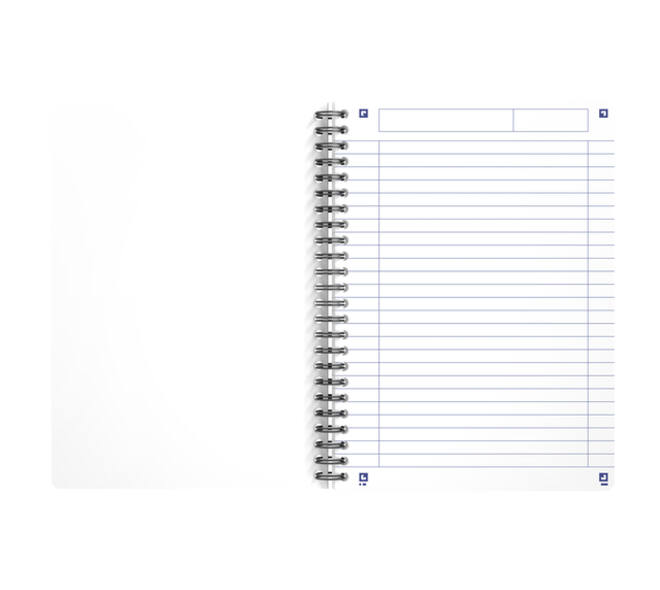 Spiraalblok Oxford My Rec'Up A5 lijn 180 pagina's 80gr assorti