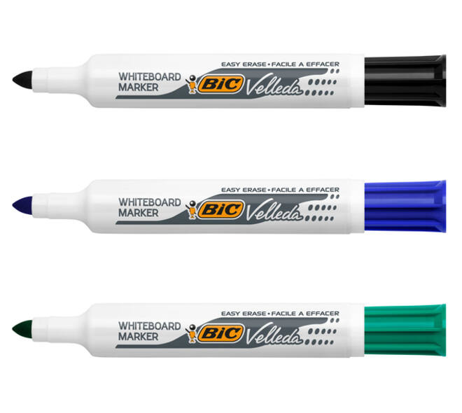Whiteboardmarker Bic Velleda 1711 rond large blauw