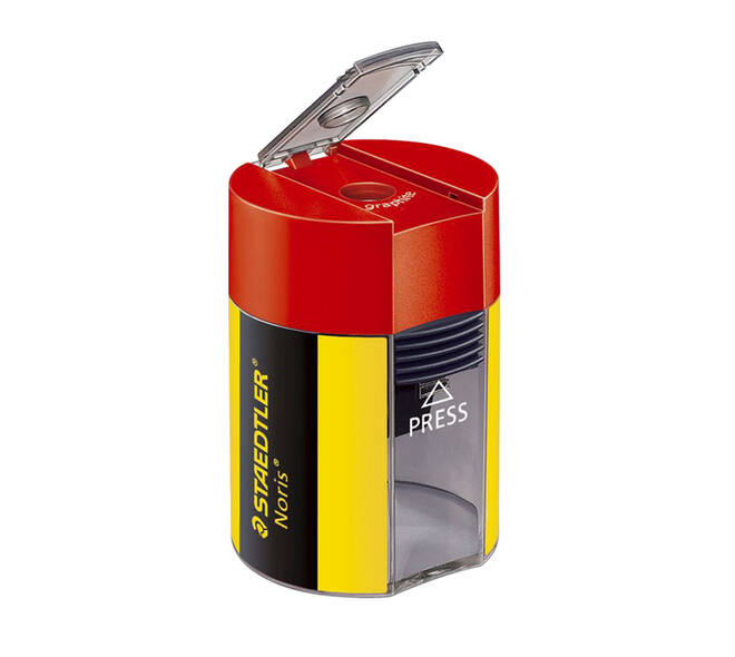 Puntenslijper Staedtler Noris metaal met opvangbakje