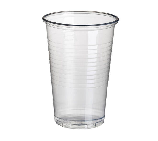 Beker Papstar 200ml Ø 70.3mm PP transparant 100 stuks