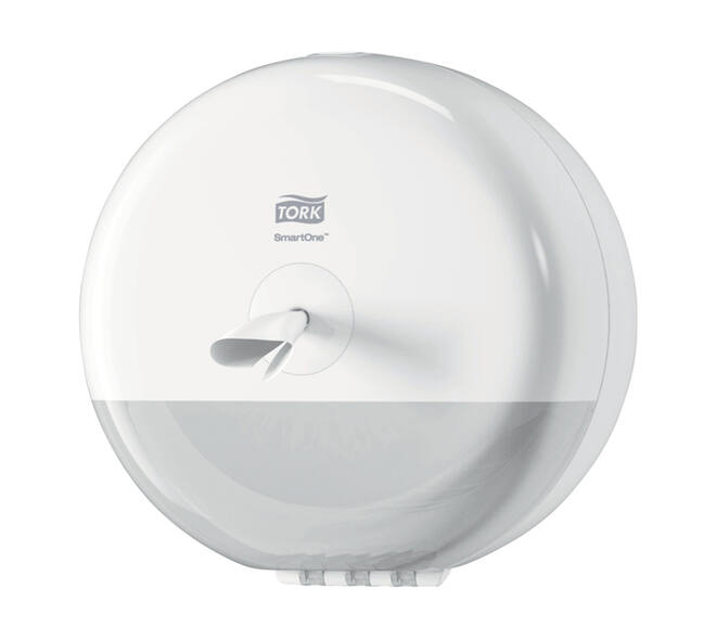 Toiletpapierdispenser Tork T9 Elevation SmartOne klein wit 681000