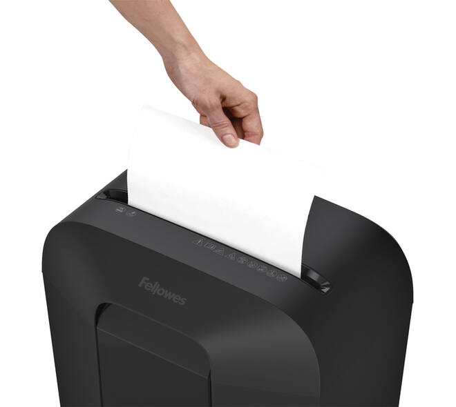 Papiervernietiger Fellowes Powershred LX41 snippers 4x12mm zwart