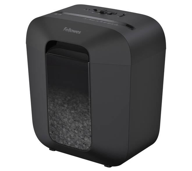 Papiervernietiger Fellowes Powershred LX25M snippers 4x12mm zwart