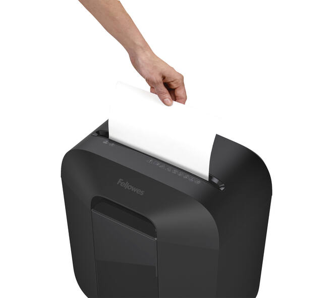 Papiervernietiger Fellowes Powershred LX25M snippers 4x12mm zwart