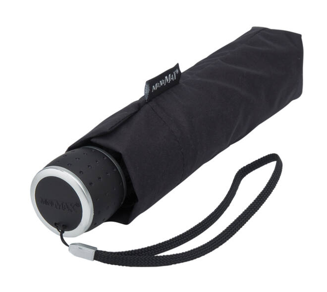 Paraplu miniMAX® opvouwbaar handopening windproof doorsnede 100 cm zwart