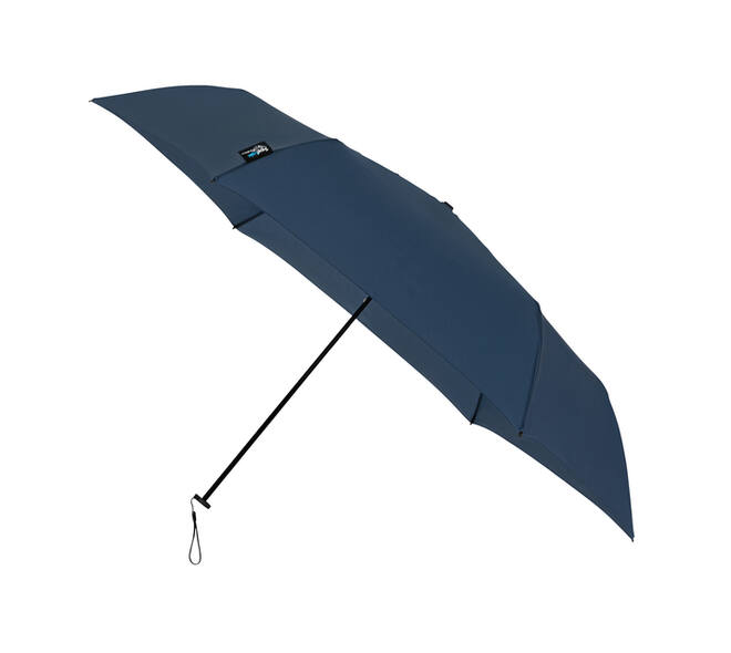Paraplu Travellight® extreem licht opvouwbaar windproof doorsnede 90 cm donker blauw