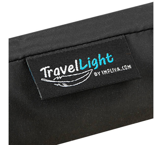 Paraplu Travellight® extreem licht opvouwbaar windproof doorsnede 90 cm donker blauw
