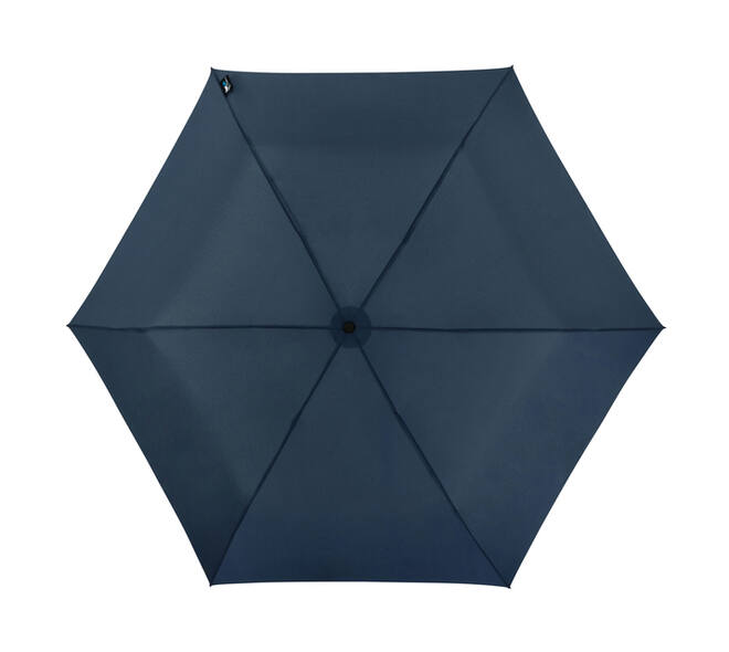 Paraplu Travellight® extreem licht opvouwbaar windproof doorsnede 90 cm donker blauw