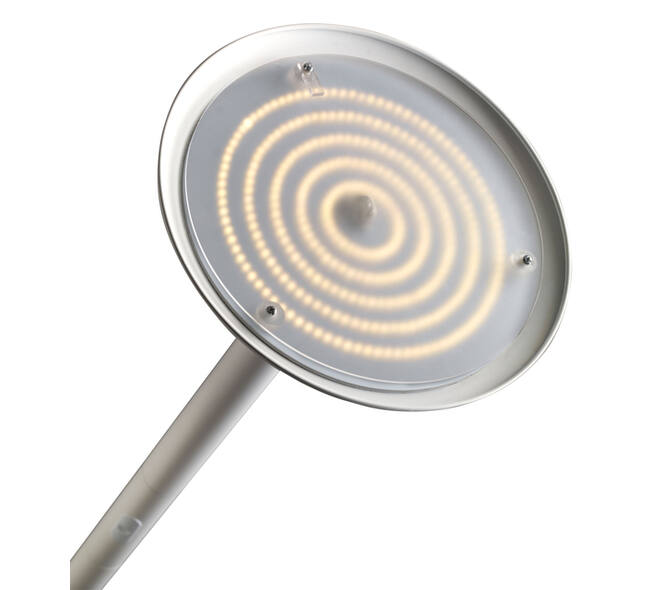 Vloerlamp Unilux Pryska led hout wit
