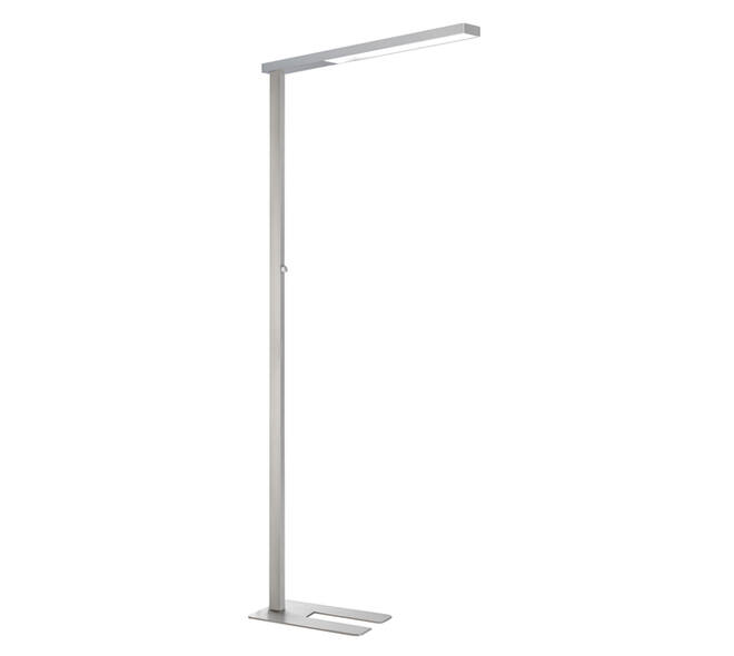 Vloerlamp Unilux Stratus led grijs