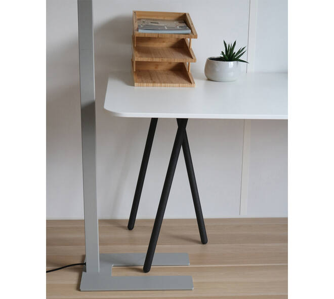 Vloerlamp Unilux Stratus led grijs