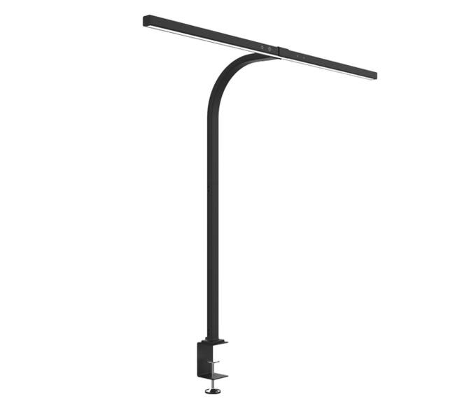 Bureaulamp Unilux Strata led tafelklem zwart