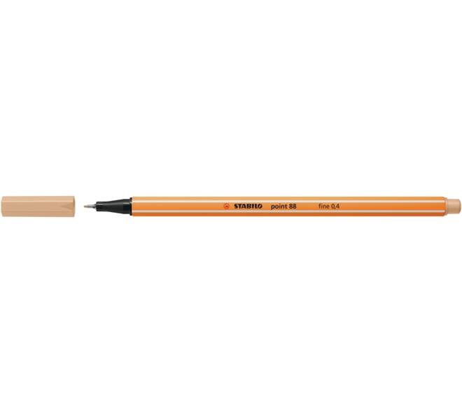 Fineliner STABILO point 88/86 fijn nude