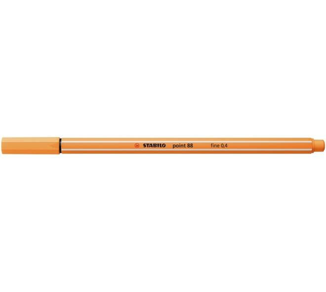 Fineliner STABILO point 88/85 fijn papaya