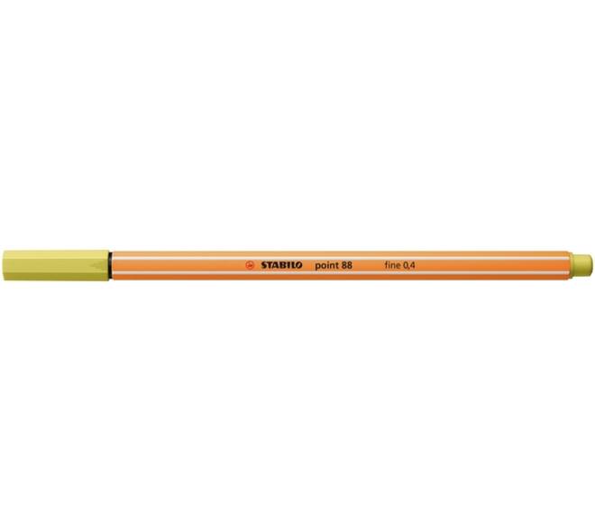 Fineliner STABILO point 88/67 fijn mosterd