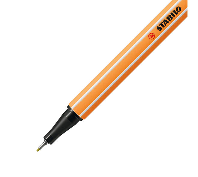 Fineliner STABILO point 88/67 fijn mosterd