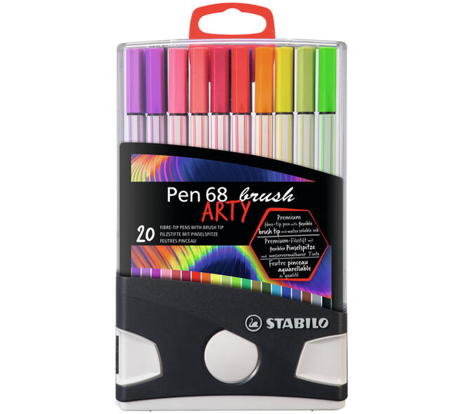 Brushstift STABILO Pen 568/20 Arty assorti set à 20 stuks